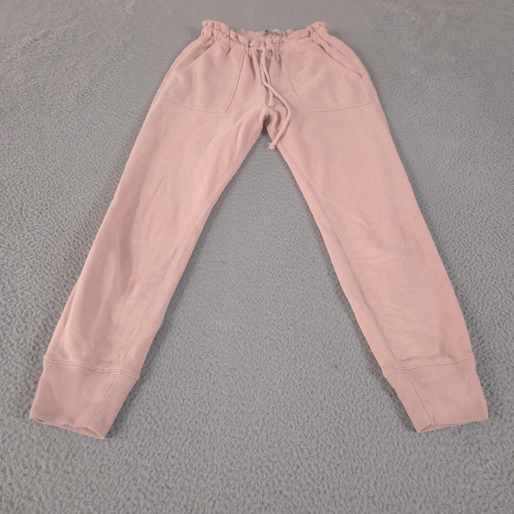 Abercrombie & Fitch‎ Sweatpants Womens S Pink Jogger French Terry Paperbag Waist